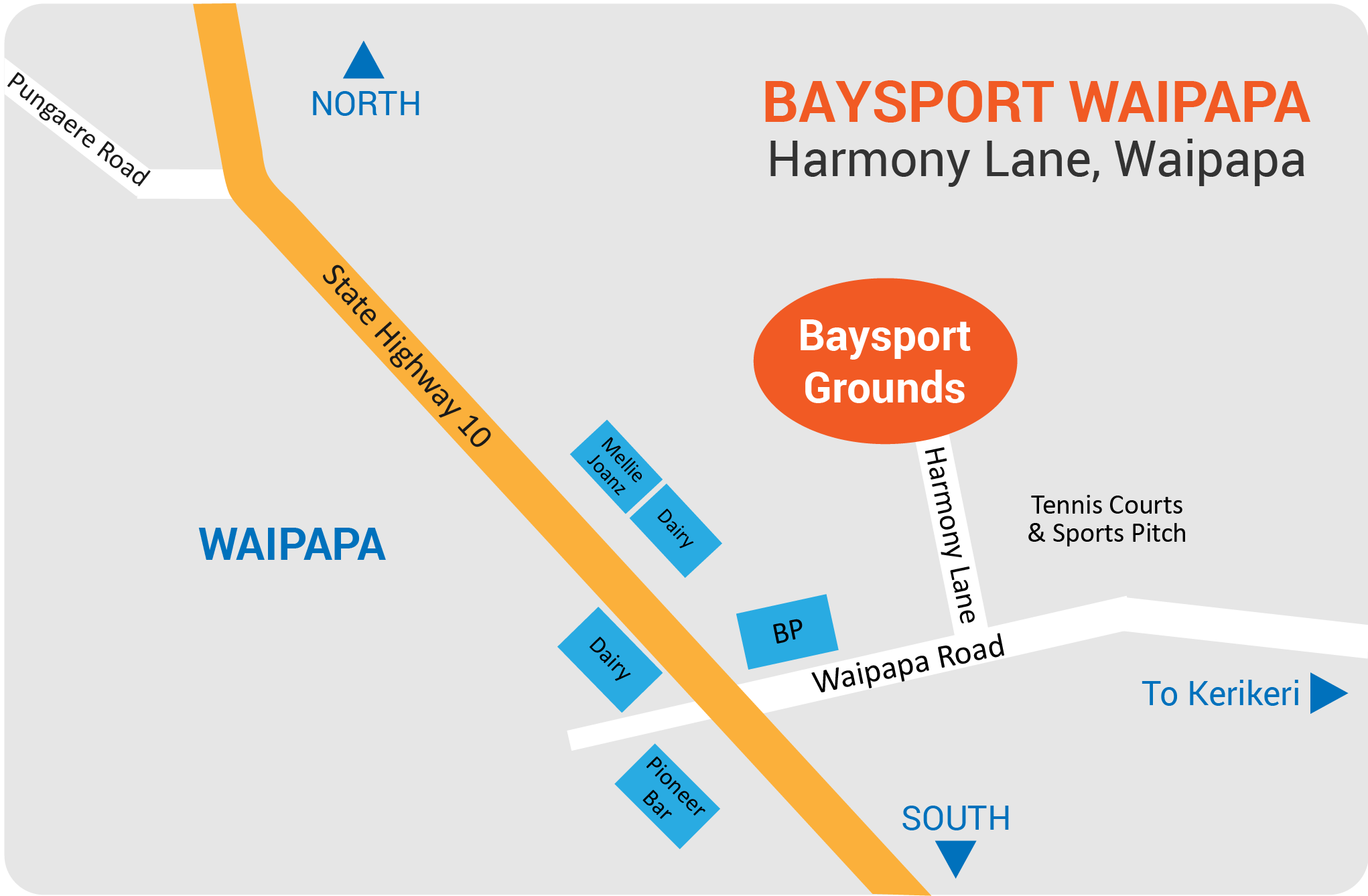 BaySports Map
