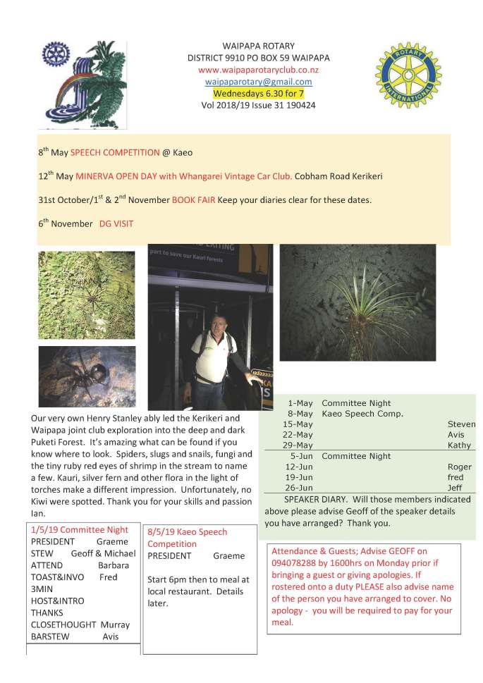190424 Waipapa Rotary bulletin copy